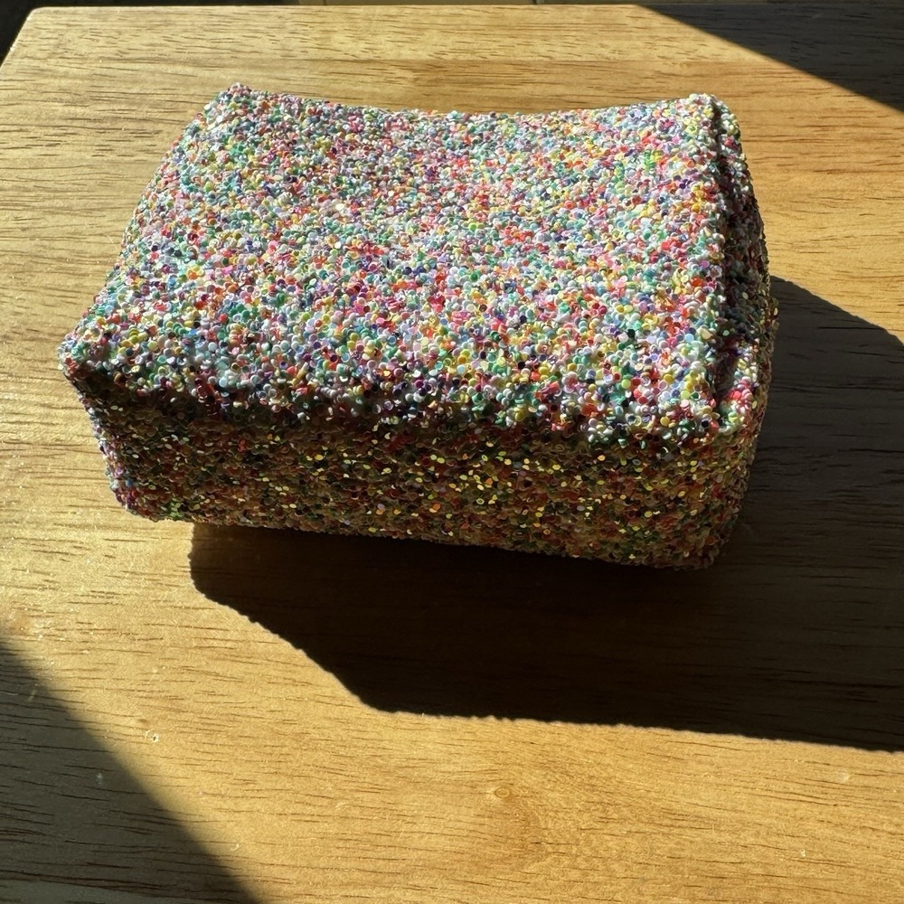 Pinch Provisions Rainbow Glitter Mini Zipper Bag Empty Funfetti Dopamine Sparkle